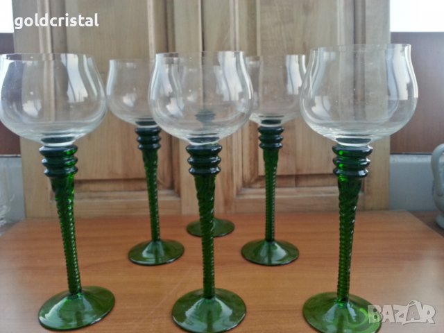 Стъклени чаши ръчна изработка 