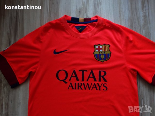 Оригинална тениска nike / Barcelona / Orange  , снимка 2 - Футбол - 37498529