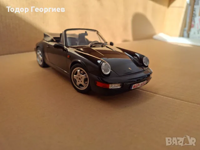 Porsche 911 1990 Norev 1:18, снимка 3 - Колекции - 56514883