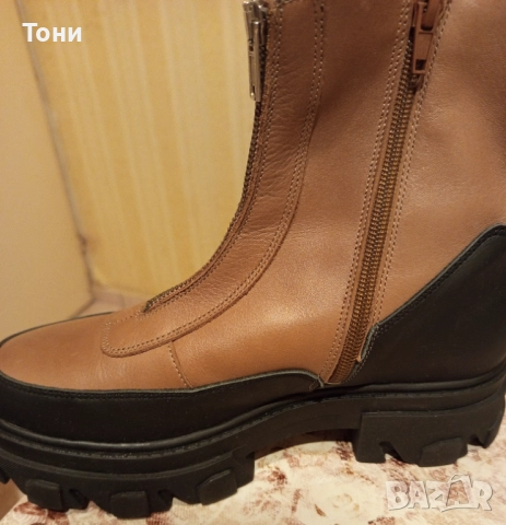Нови Дамски Боти Изцяло от Естествена Кожа 38, снимка 15 - Дамски боти - 52684139