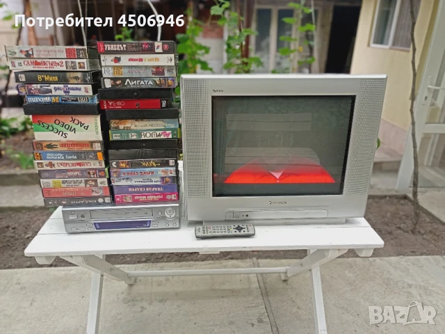 видео, телевизор, видеокасетки , снимка 2 - Друга електроника - 50748520