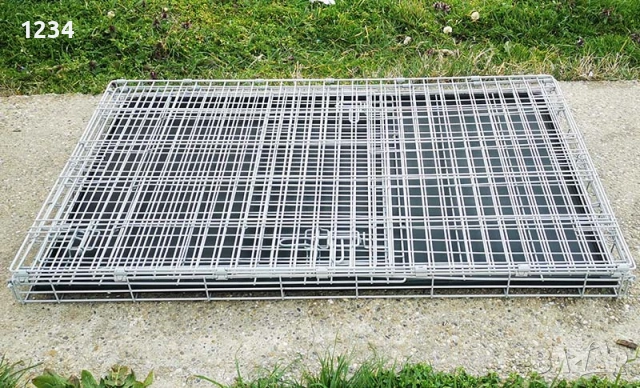 120x77x82cм XXL голяма метална сгъваема клетка за куче за транспорт или стационар, снимка 10 - За кучета - 53884264