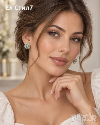 Стилни обеци  🖤, снимка 11 - Обеци - 56108417