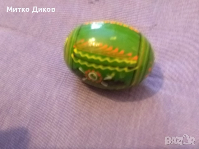 Дървено велкденско яйце ръчно рисувано ново, снимка 3 - Декорация за дома - 52710722