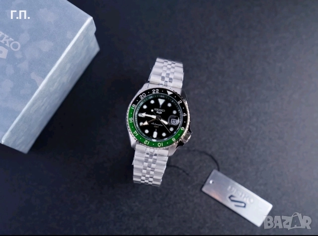 Мъжки часовник Seiko 5 Sport Automatic GMT 