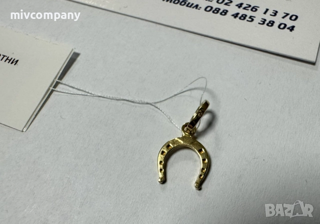 Златна висулка 0.34гр., снимка 3 - Колиета, медальони, синджири - 51961191