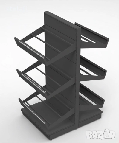 Метален стелаж за плод и зеленчук, снимка 4 - Стелажи и щандове - 50790818