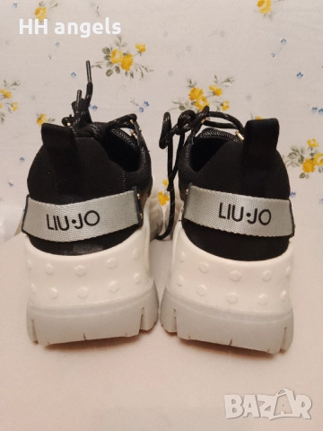 Liu Jo Wave черни сникърси на платформа, снимка 5 - Кецове - 52682655