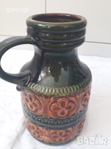 Немска керамична кана ваза, снимка 2 - Колекции - 31314102
