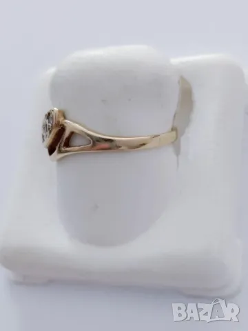 *златен пръстен 48775-3, снимка 2 - Пръстени - 39599764