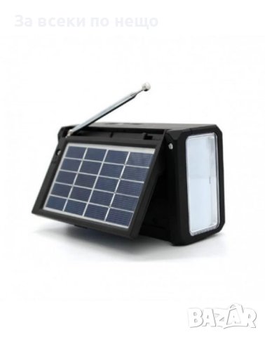 Блутут радио FP-9007BT-S, соларен панел, лампа, USBTF MP3, Powerbank, снимка 2 - Друга електроника - 42791270