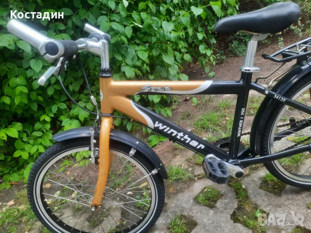 Детски велосипед.Winther I 350 Алуминиев  20 цола гуми,3 скорости, снимка 9 - Велосипеди - 55923291
