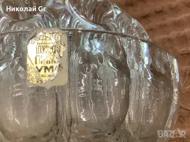 Държач за цветя Пикфлер произведено вФранция  1950 години VMC Реймс отличен състояние, снимка 6 - Антикварни и старинни предмети - 56117765