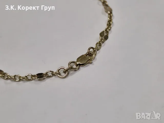 Златна гривна 14К / 2,13 гр., снимка 4 - Гривни - 55782560