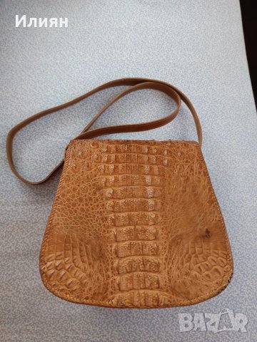 Чанта от крокодилска кожа, снимка 4 - Чанти - 48877394