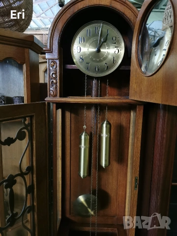 Стоящ/паркетен античен часовник, снимка 4 - Стенни часовници - 53031775