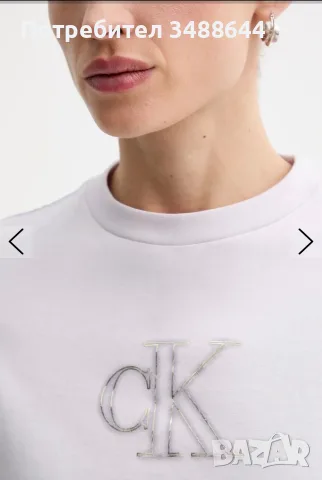 Дамска тениска Calvin Klein, снимка 5 - Тениски - 55921659