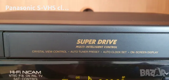Panasonic NV-HD625B VCR-VHS Hi-Fi stereo, снимка 7 - Плейъри, домашно кино, прожектори - 48105639