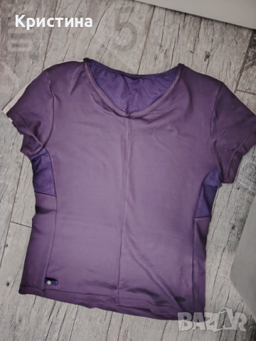 Лилава спортна тениска Adidas , снимка 2 - Тениски - 52041004