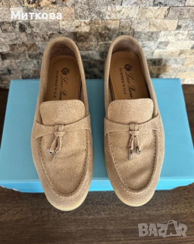 Дамски велурени мокасини, снимка 2 - Дамски ежедневни обувки - 54200912