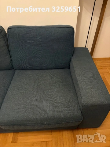 Двуместен диван икеа, снимка 3 - Дивани и мека мебел - 53150429
