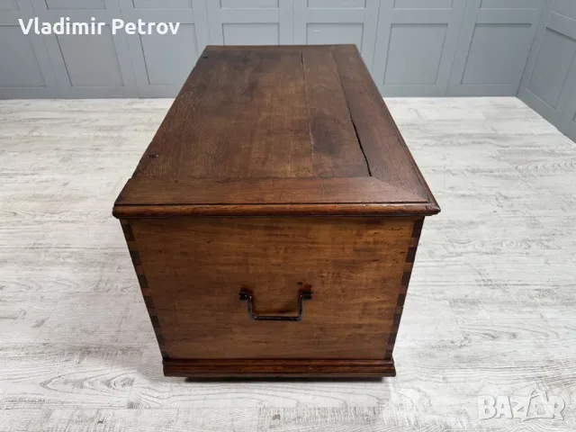 Рустикален сандък масив В005, снимка 6 - Ракли - 56021323