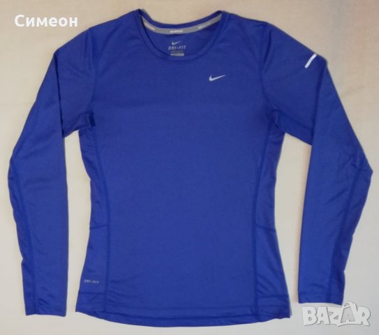 Nike DRI-FIT оригинална блуза S Найк спортна фланелка спорт фитнес, снимка 1 - Спортни екипи - 30374057