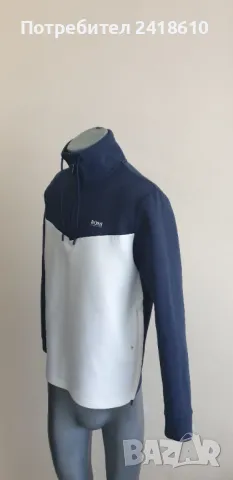 Hugo Boss Sweat 1 Half Zip Regular Fit Mens Size M НОВО!  ОРИГИНАЛ! Мъжко горнище с 3/4 Цип!, снимка 9 - Спортни дрехи, екипи - 47437893