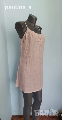 Три различни броя / Бледо розови маркови рокли с дантела / Розова рокля , снимка 4 - Рокли - 50555790