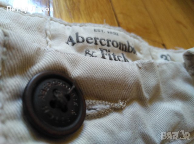 Намалени Abercrombie&Fitch бежови къси панталони мъжки, снимка 3 - Къси панталони - 29385168