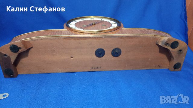 Ретро настолен часовник Юнгханс  JUNGHANS   EXACTA, снимка 5 - Антикварни и старинни предмети - 42919420