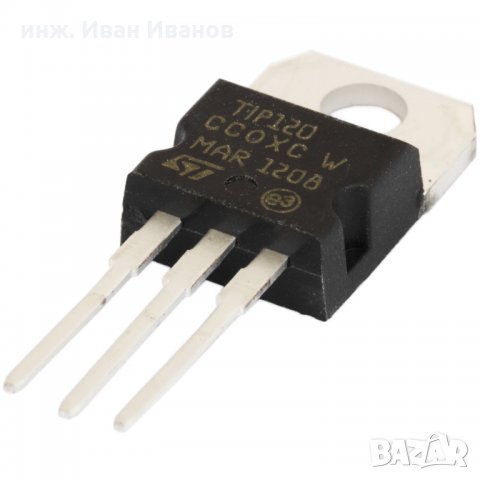 TIP120 60V, 5A, 65W N-Darlington+Di корпус TO-220