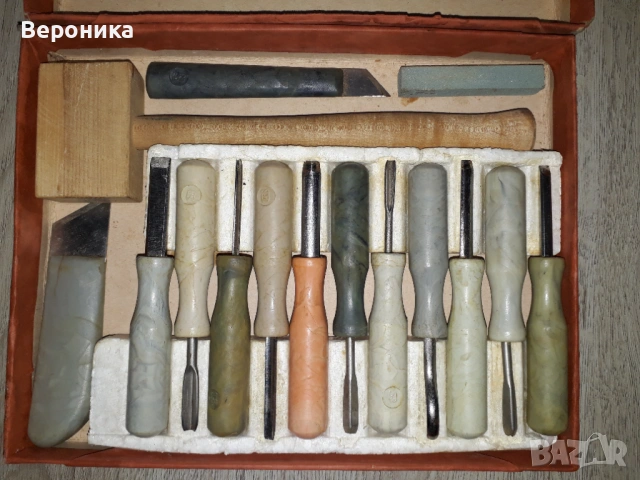 Комплект инструменти за дърворезба СССР , снимка 2 - Други инструменти - 53940179