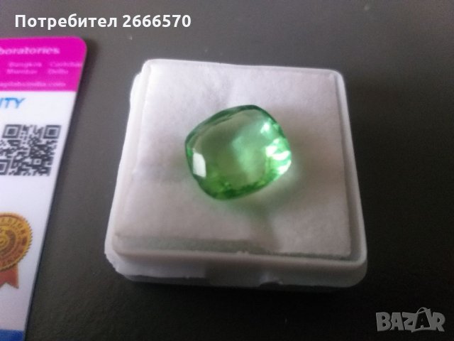  Натурален   париба турмалин със сертификат , рубин диамант сапфир изомруд смарагд , снимка 3 - Антикварни и старинни предмети - 35369328