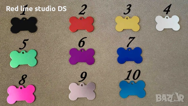 Гравирани медальони за куче с формата на кокал, снимка 2 - Други - 41351796