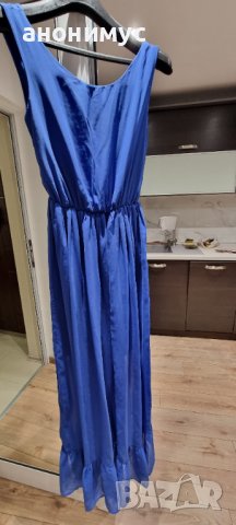 Синя рокля, снимка 1 - Рокли - 24830233