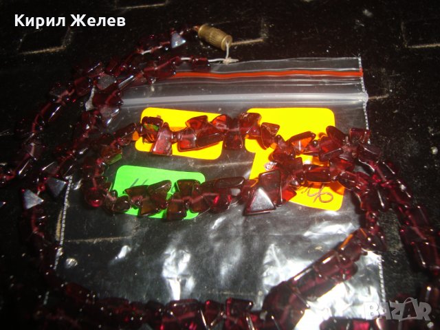 КОЛИЕ Натурален ГРАНАТ ВИОЛЕТ ОТТЕНЪК СТАР АРТ ГЕРДАН от БЛАГОРОДНИ КАМЪНИ 14994, снимка 7 - Колиета, медальони, синджири - 30665941