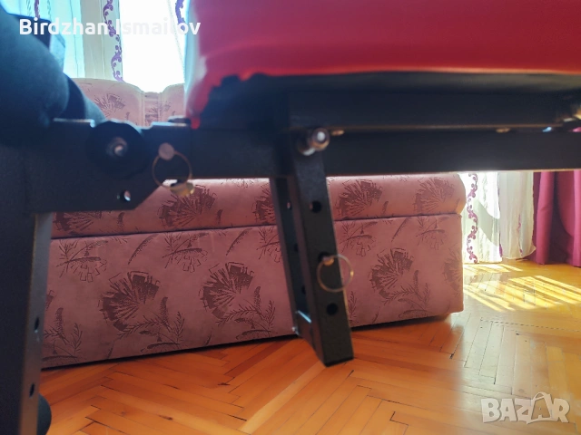 Регулируема фитнес лежанка BodyFlex – Като НОВА!, снимка 3 - Фитнес уреди - 54137464