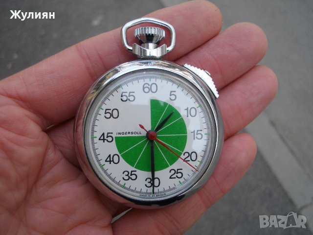  КОЛЕКЦИОНЕРСКИ ДЖОБЕН ЧАСОВНИК ХРОНОМЕТЪР INGERSOLL , снимка 5 - Антикварни и старинни предмети - 44228595