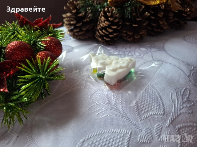 Промо!!! Красиви коледни глицеринови сапунчета, снимка 7 - Декорация за дома - 52539762