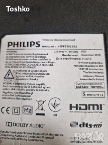 Стойка крачета за ТВ PHILIPS 43PFS5823/12, снимка 3 - Стойки, 3D очила, аксесоари - 42048817