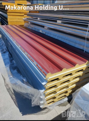 Покривен термопанел 40мм дебелина 5 ребрен , снимка 2 - Строителни материали - 51506493