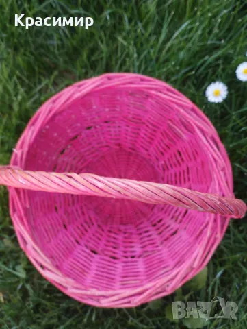 кошничка  с ширина 17 см и дълбочина 11 см. височина с поддръжка 23 см. , снимка 5 - Антикварни и старинни предмети - 47725066