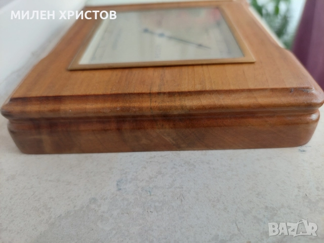 Барометър+Термометър West Germany от 90 те години размери-18см/ 14см, снимка 3 - Антикварни и старинни предмети - 51550013