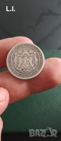 1 лев 1882 година , снимка 2 - Нумизматика и бонистика - 52892216