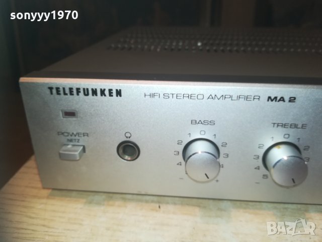 Telefunken ma 2 hifi stereo amplifier-внос швеицария, снимка 10 - Ресийвъри, усилватели, смесителни пултове - 30130884