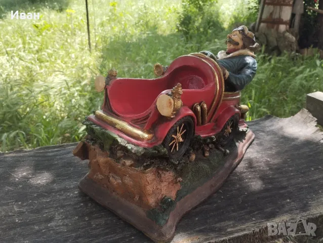 Ретро гипсова Поставка за вино , снимка 7 - Антикварни и старинни предмети - 50406001