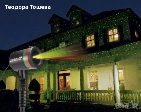 Лазерен прожектор, снимка 2 - Прожектори - 52300359