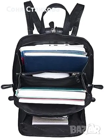 STILORD -  Кожена дамска раница., снимка 10 - Раници - 45120447