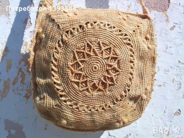 Плетена дамска чанта , снимка 4 - Чанти - 50530745